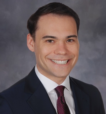 a man smiling