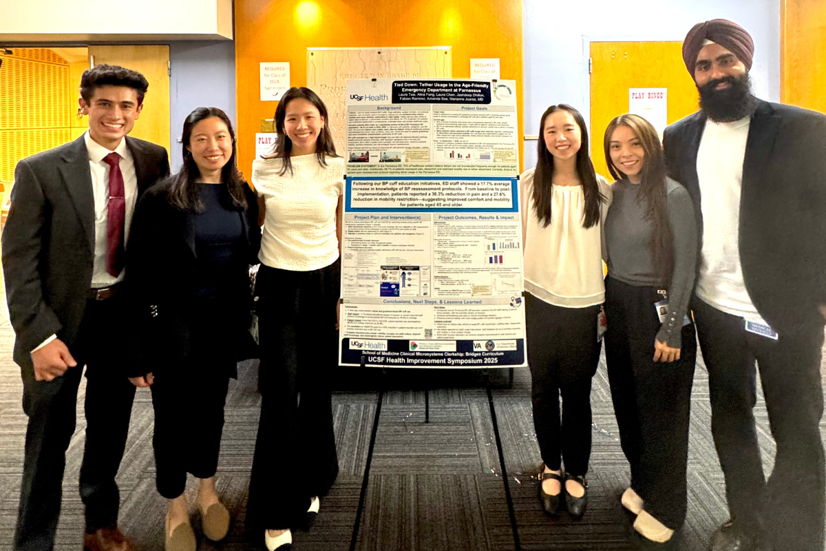 Medical students at the CMC Health Systems Improvement Symposium