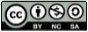 Creative Commons license icon: BY-NC-SA 4.0