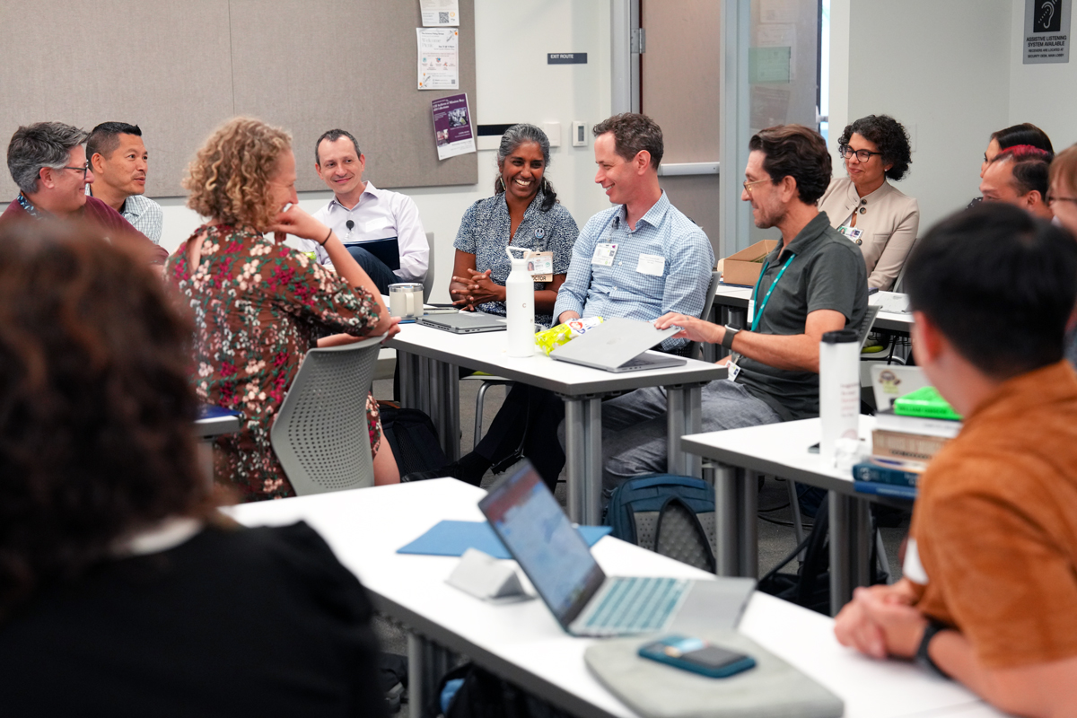 Campus leaders attend the LCME retreat