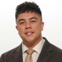 a man smiling