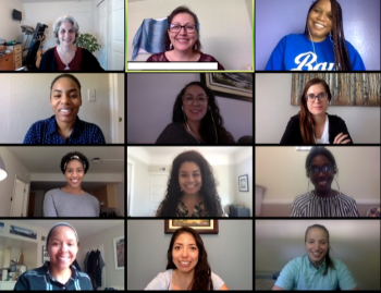Between 50 and 100 FACES Health Scholars attended each of the four virtual sessions hosted by the Pediatrics Diversity Committee.