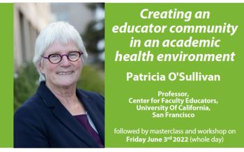 Patricia O'Sullivan, Creating an educator community in an academic health environment