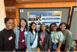 UCSF Medical Students pose with BEC Director Luisa M. Antonio at the UCSF Center for Community Engagement Community Engaged Learning Showcase